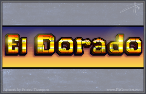 game logo text title slot machine el dorado maya aztec pkgameart