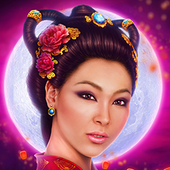 divine moon chang'e goddess illustration animated