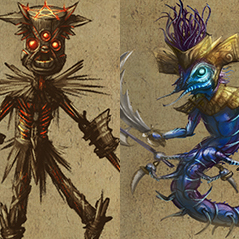 Diablo inspired creature concept art